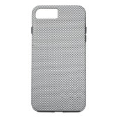 Coques Case-Mate iPhone Impression de fibre de carbone en argent (Dos)
