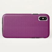 Coques Case-Mate iPhone Impression de fibre de carbone violet Fushia (Dos (Horizontal))