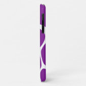 Coques Case-Mate iPhone Impression de girafe, Girafe violet, Poster de ani (Dos/Gauche)
