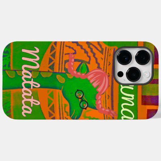 Coques Case-Mate iPhone Impression de la Giraffe Hakuna (Verso (horizontal))