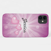 Coques Case-Mate iPhone Impression de lumière solaire avec le nom Coque-co (Dos (Horizontal))