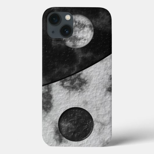 Coques Case-Mate iPhone Impression de marbre Yin Yang (Verso)