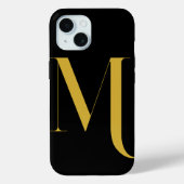 Coques Case-Mate iPhone Impression de monogramme extra large unique (Verso)