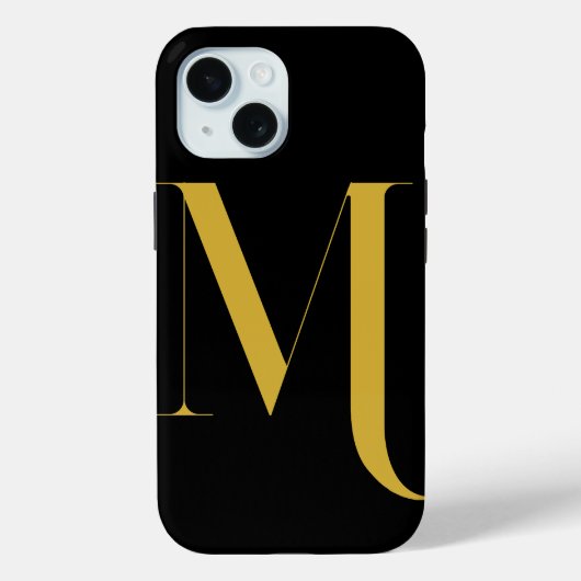 Coques Case-Mate iPhone Impression de monogramme extra large unique (Verso)