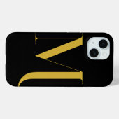 Coques Case-Mate iPhone Impression de monogramme extra large unique (Verso (horizontal))