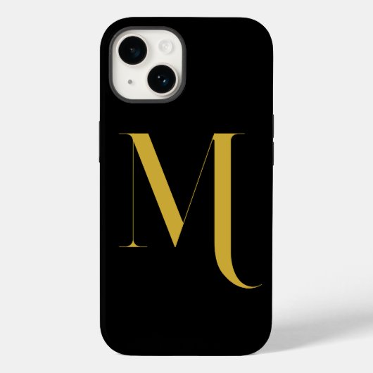 Coques Case-Mate iPhone Impression de monogramme extra large unique (Verso)