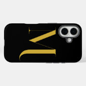 Coques Case-Mate iPhone Impression de monogramme extra large unique (Verso (horizontal))