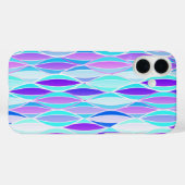 Coques Case-Mate iPhone Impression de ruban de style milieu de siècle - vi (Verso (horizontal))