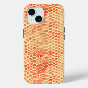 Coque Pour iPhone 15 Impression de serpent aquarelle