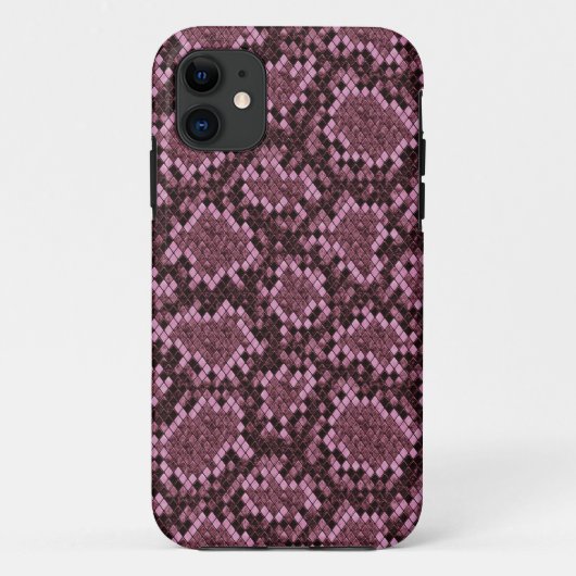 Coques Case-Mate iPhone Impression de serpent rose (Dos)