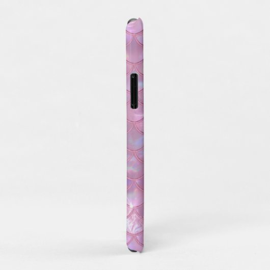 Coques Case-Mate iPhone Impression de sirène rose clair (Dos/Droite)