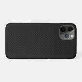 Coques Case-Mate iPhone Impression de style noir carbone (Dos (Horizontal))