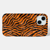 Coques Case-Mate iPhone Impression de tigre d'aquarelle (Verso (horizontal))