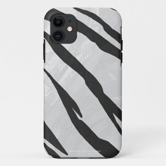 Coques Case-Mate iPhone Impression de tigre noir et blanc (Dos)