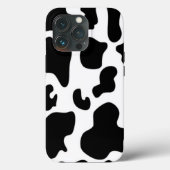 Coques Case-Mate iPhone Impression de vache noire et blanche (Verso)