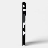 Coques Case-Mate iPhone Impression de vache noire et blanche (Verso / Droite)
