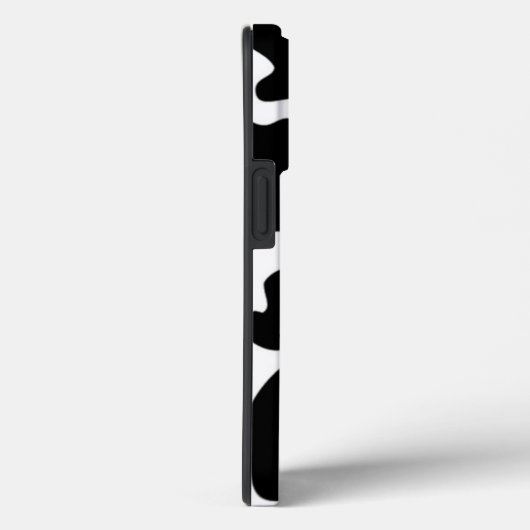 Coques Case-Mate iPhone Impression de vache noire et blanche (Verso / Droite)