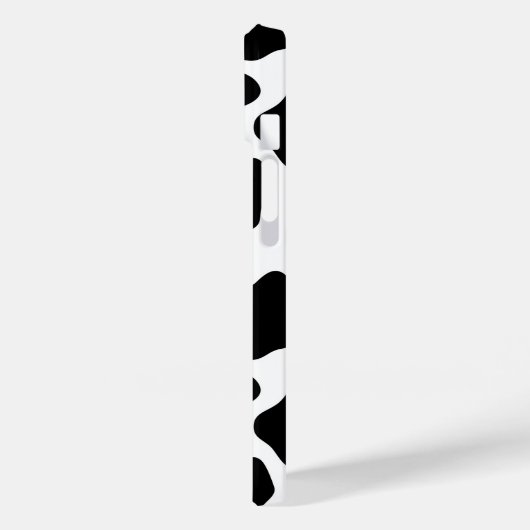 Coques Case-Mate iPhone Impression de vache noire et blanche (Verso / Gauche)