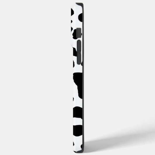Coques Case-Mate iPhone Impression de vache noire et blanche (Verso / Gauche)