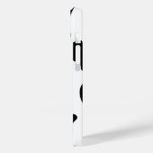 Coques Case-Mate iPhone Impression de vache noire et blanche (Verso / Gauche)