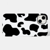 Coques Case-Mate iPhone Impression de vache noire et blanche (Verso (horizontal))