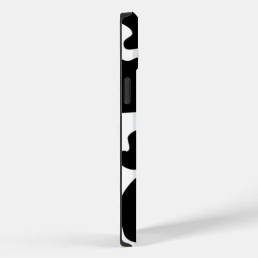 Coques Case-Mate iPhone Impression de vache noire et blanche (Verso / Droite)