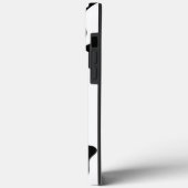 Coques Case-Mate iPhone Impression de vache noire et blanche (Verso / Gauche)