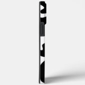 Coques Case-Mate iPhone Impression de vache noire et blanche (Verso / Droite)