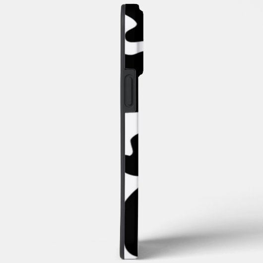 Coques Case-Mate iPhone Impression de vache noire et blanche (Verso / Droite)