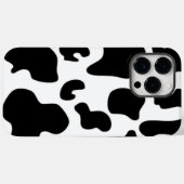 Coques Case-Mate iPhone Impression de vache noire et blanche (Verso (horizontal))