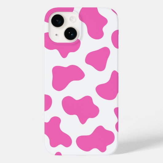 Coques Case-Mate iPhone impression de vache rose (Verso)