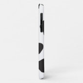 Coques Case-Mate iPhone Impression De Vache, Spots De Vache, Noir Et Blanc (Dos/Gauche)