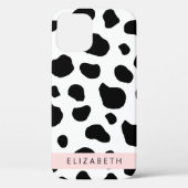 Coques Case-Mate iPhone Impression De Vache, Spots De Vache, Noir Et Blanc (Verso)