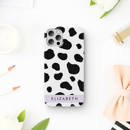 Coques Case-Mate iPhone Impression De Vache, Spots De Vache, Noir Et Blanc
