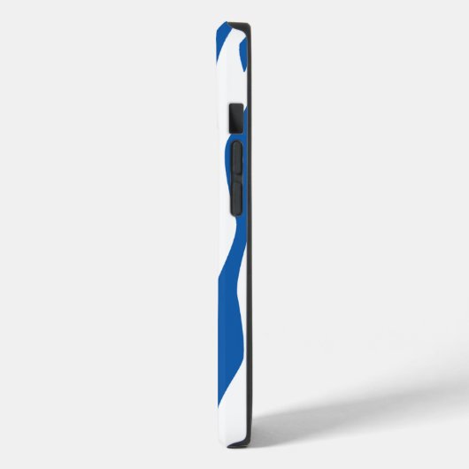 Coques Case-Mate iPhone Impression Denim Blue Zebra (Verso / Gauche)