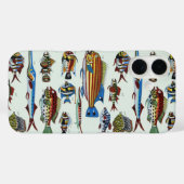 Coques Case-Mate iPhone Impression d'histoire naturelle de poissons exotiq (Verso (horizontal))