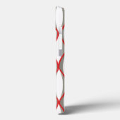 Coques Case-Mate iPhone Impression du ruban du milieu du siècle - gris, bl (Verso / Gauche)