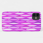 Coques Case-Mate iPhone Impression du ruban du milieu du siècle - orchidée (Dos (Horizontal))