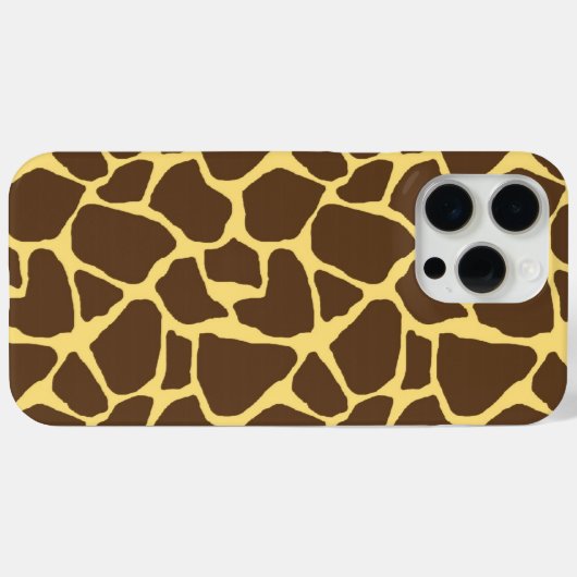 Coques Case-Mate iPhone Impression élégante de Giraffe (Verso (horizontal))