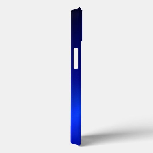 Coques Case-Mate iPhone Impression en acier inoxydable bleu brillant en ti (Verso / Droite)