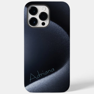 Coque Pour Pour iPhone 14 Pro Max Impression en acier inoxydable bleu titane