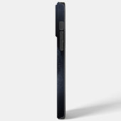 Coques Case-Mate iPhone Impression en acier inoxydable bleu titane (Verso / Gauche)