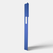 Coques Case-Mate iPhone Impression en acier inoxydable bleu titane (Verso / Droite)