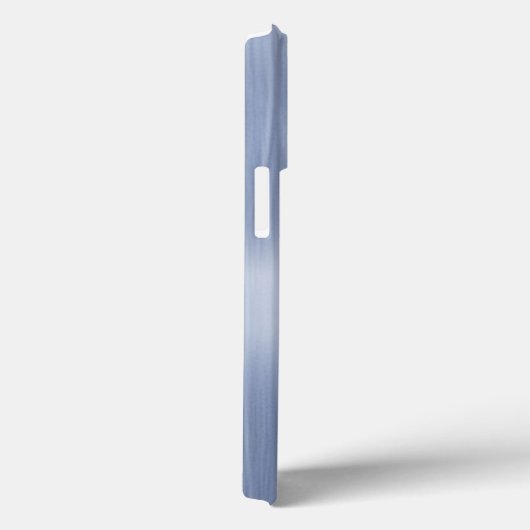 Coques Case-Mate iPhone Impression en acier inoxydable bleu titane (Verso / Droite)