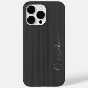 Coque Pour Pour iPhone 14 Pro Max Impression en acier inoxydable gris Titane