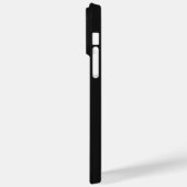 Coques Case-Mate iPhone Impression en acier inoxydable noir Titane (Verso / Gauche)