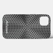 Coques Case-Mate iPhone Impression en acier inoxydable platine (Verso (horizontal))