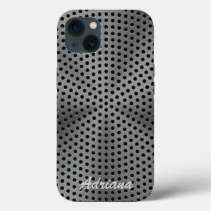 Case-Mate iPhone Case Impression en acier inoxydable platine
