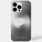 Coques Case-Mate iPhone Impression en acier inoxydable titane (Verso)