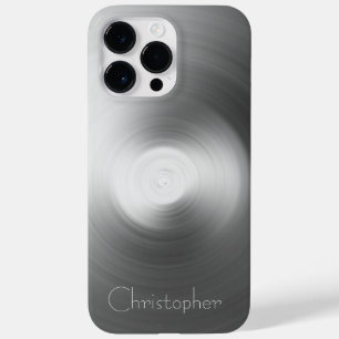 Coque Pour Pour iPhone 14 Pro Max Impression en acier inoxydable titane